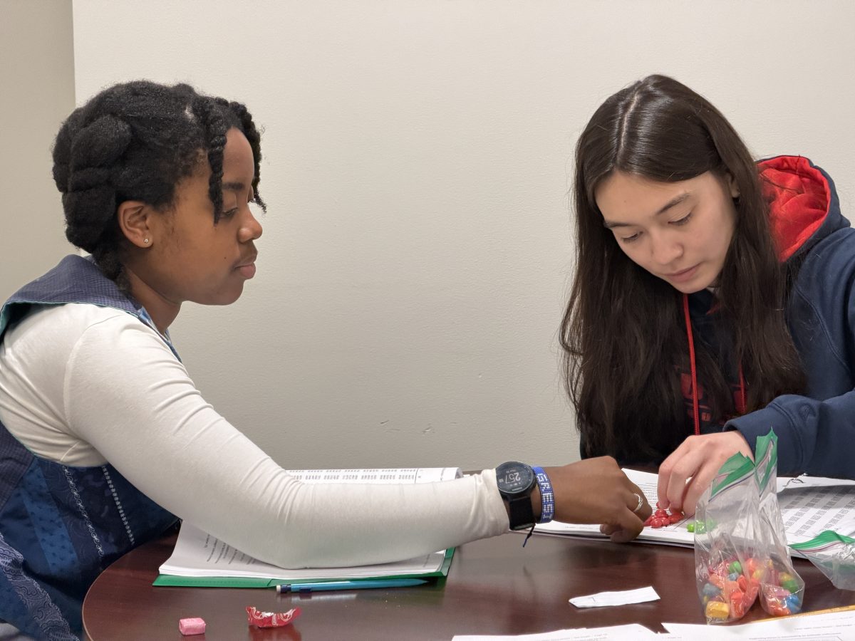 Photo of UConn honors students sampling